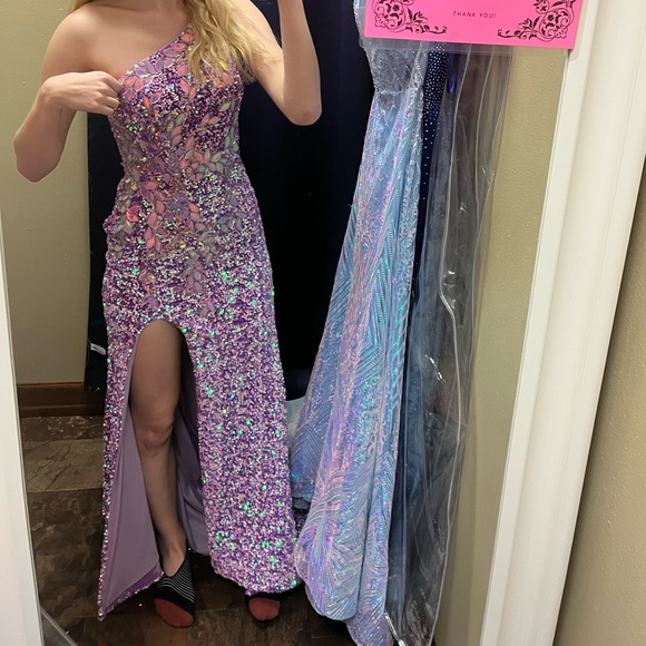 Tiffany Designs One Shoulder Prom Dress